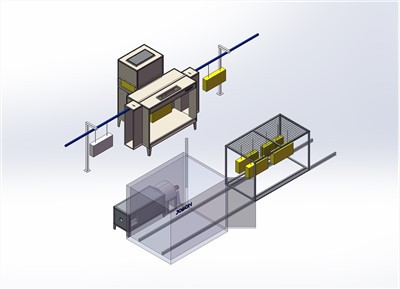 خط پوشش پودری الکترواستاتیک دستی سفارشی